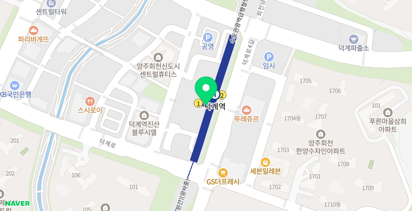 덕계역 위치 지도