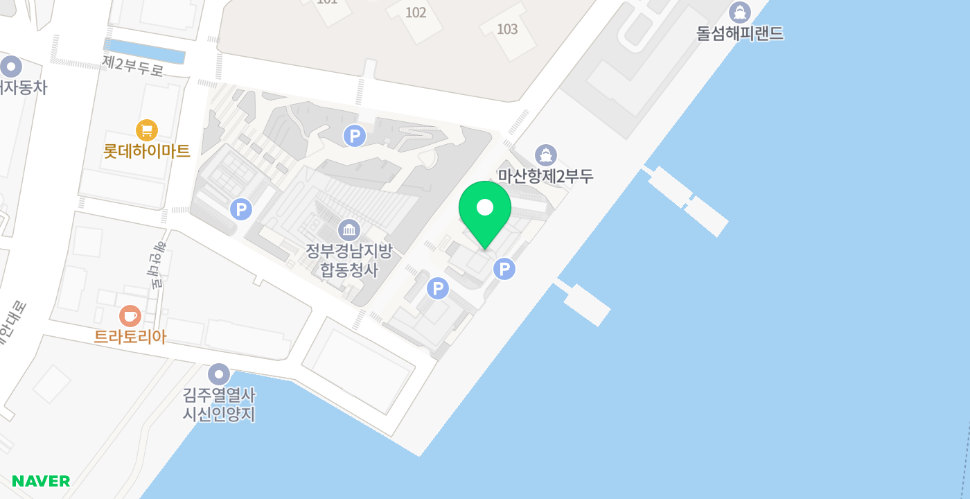 창원출입국외국인사무소 위치 지도
