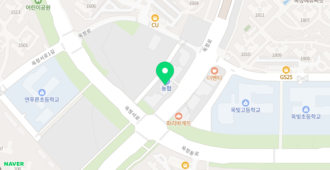 회천농협 옥정로지점 위치 지도