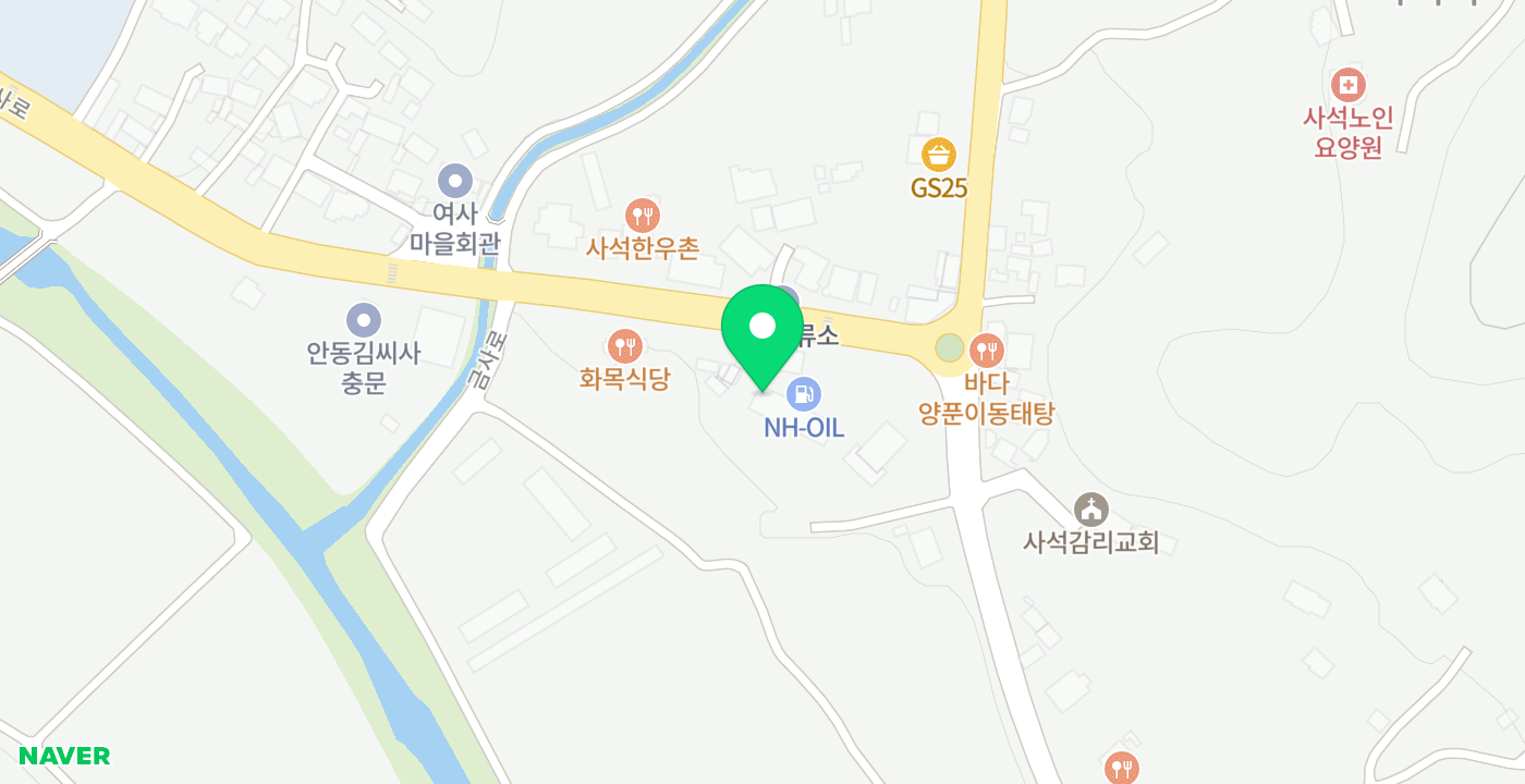 사석농협 위치 지도
