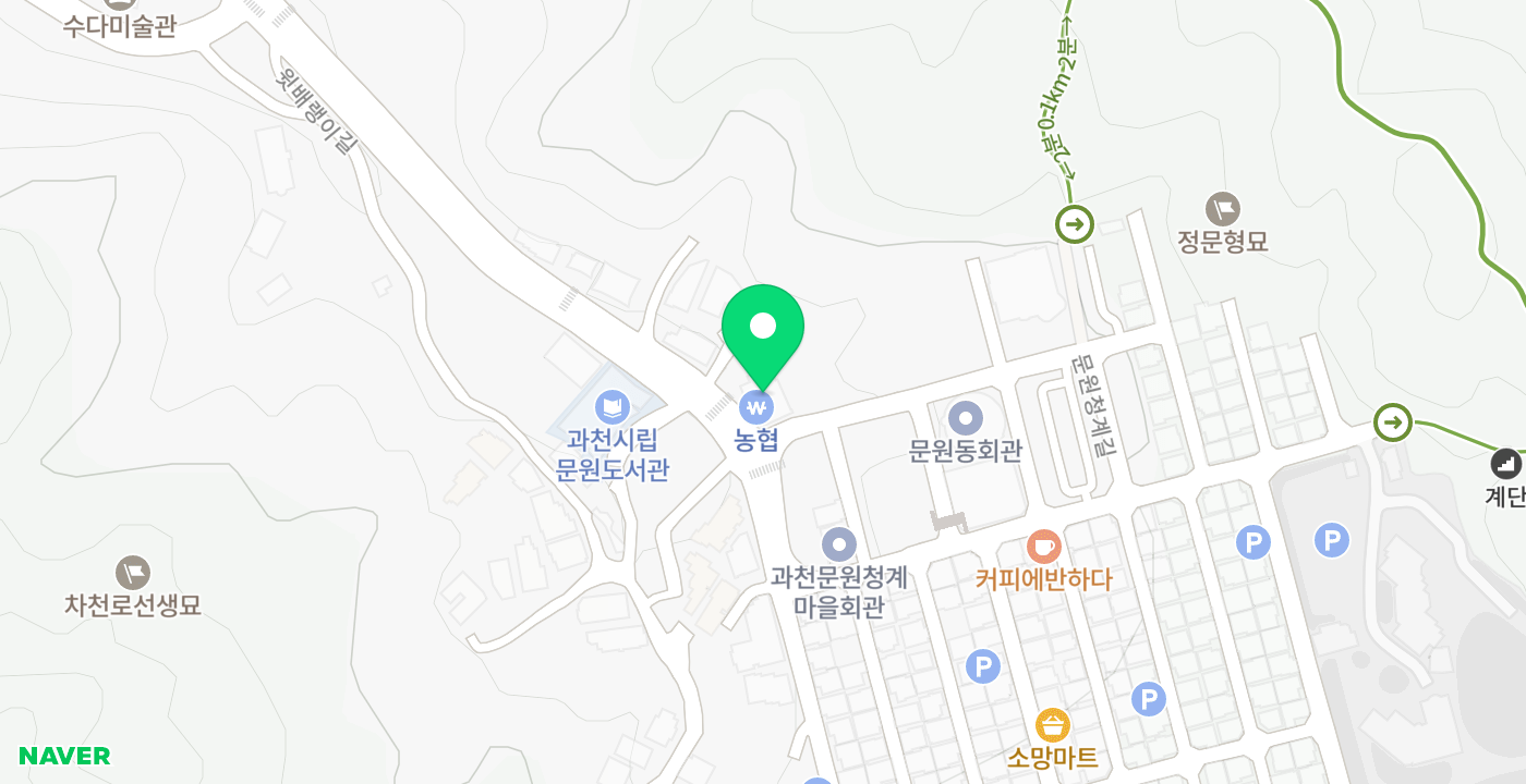 문원농협 위치 지도
