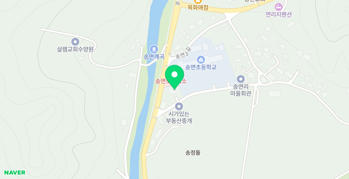 송면민원봉사실 위치 지도
